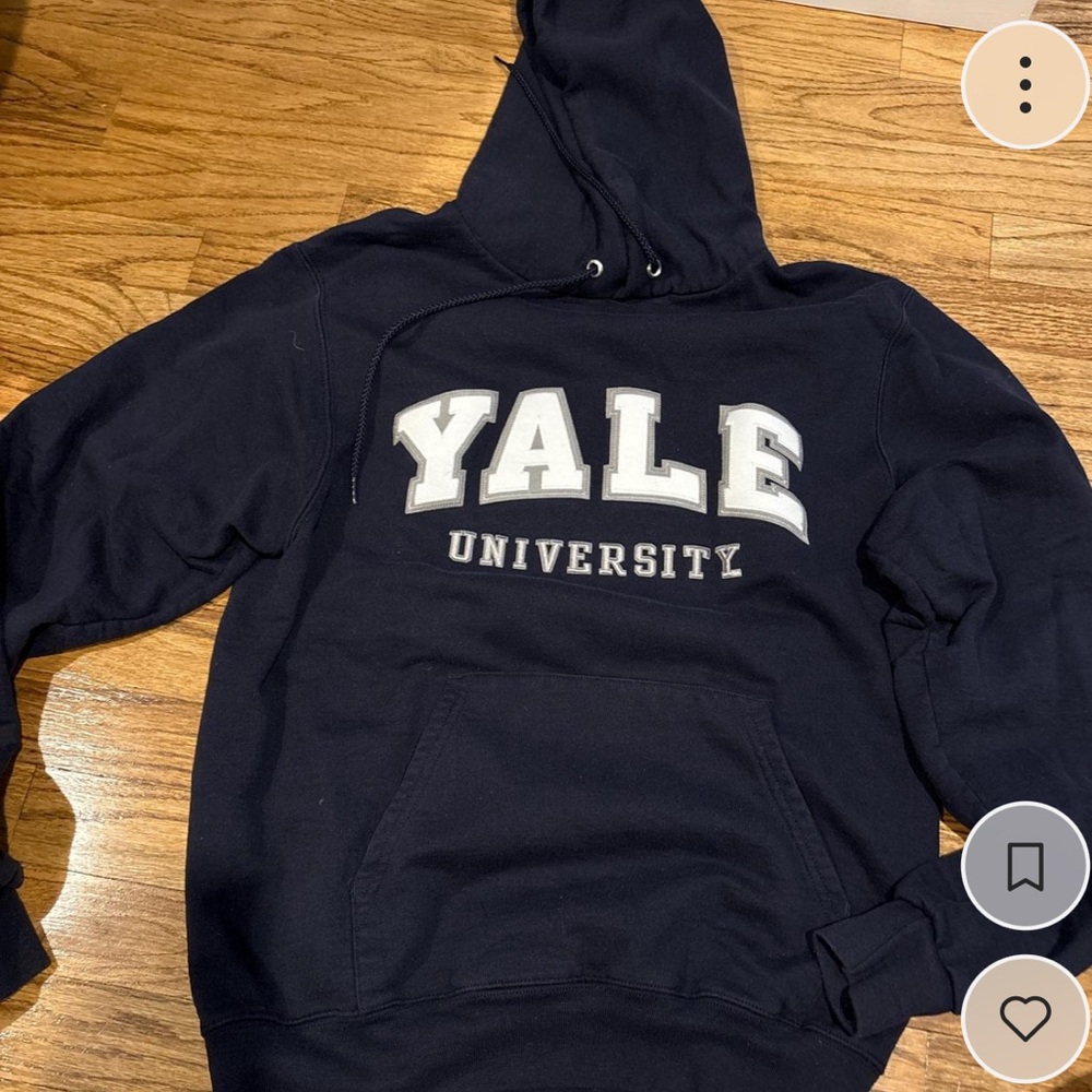Champion Black Yale University Hoodie